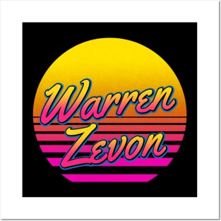 Warren Personalized Name Birthday Retro 80s Styled Gift Posters and Art